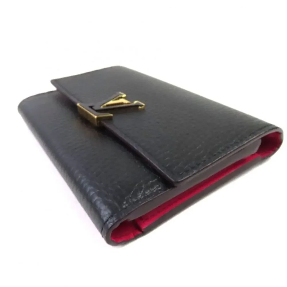 Louis Vuitton Portefeuille Compact Taurillon Clemence Bifold Wallet
